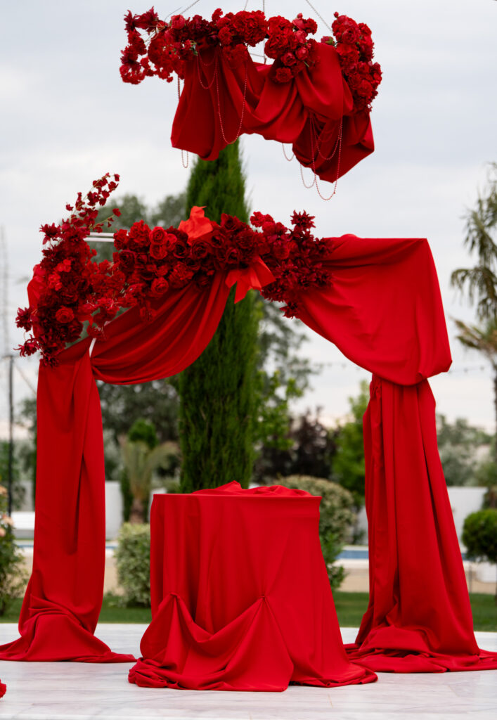 Decor cununie civila la Restaurant Butterfly cu Lucian Crestez