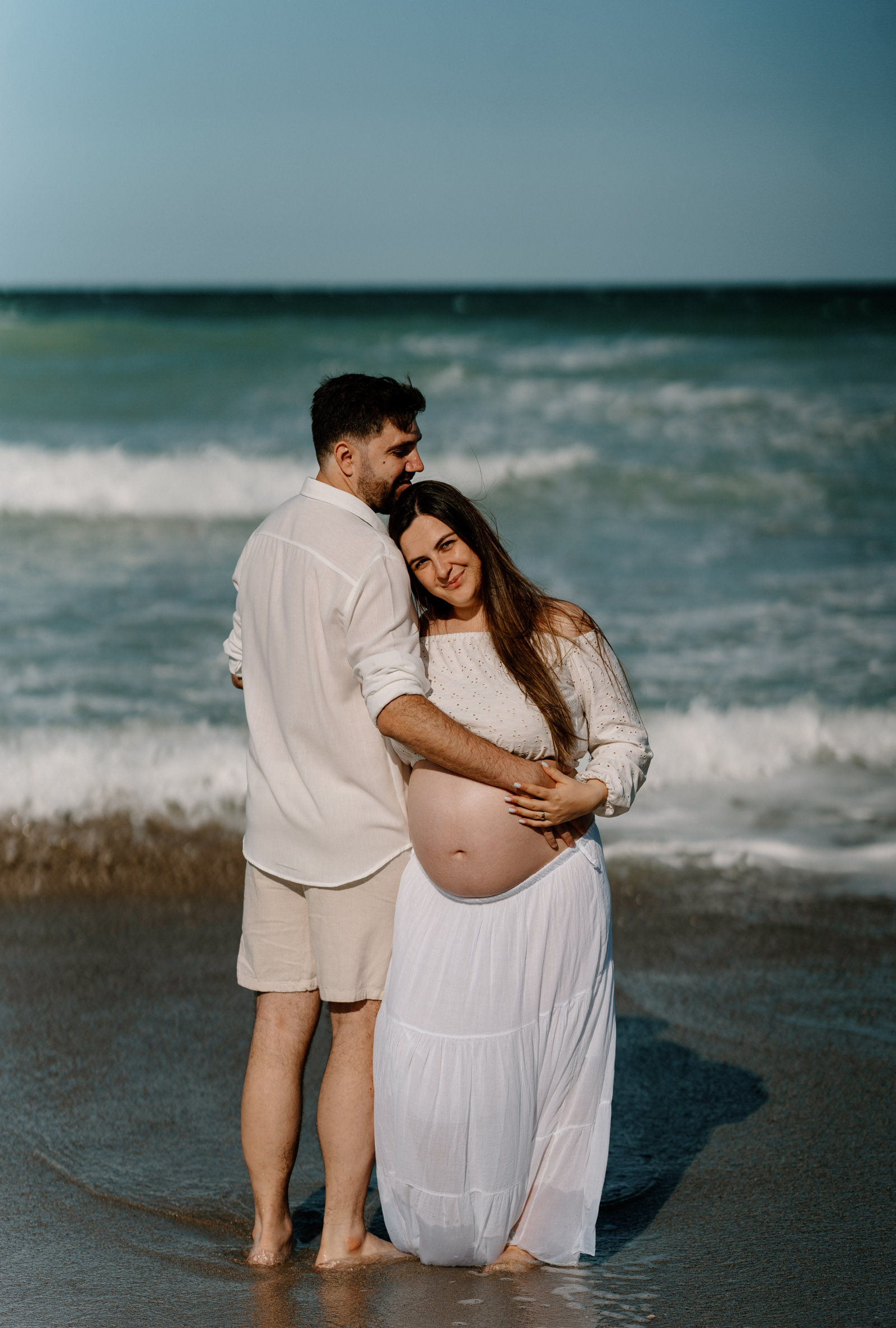 Graviduta la sedinta foto la mare cu Lucian Cretez