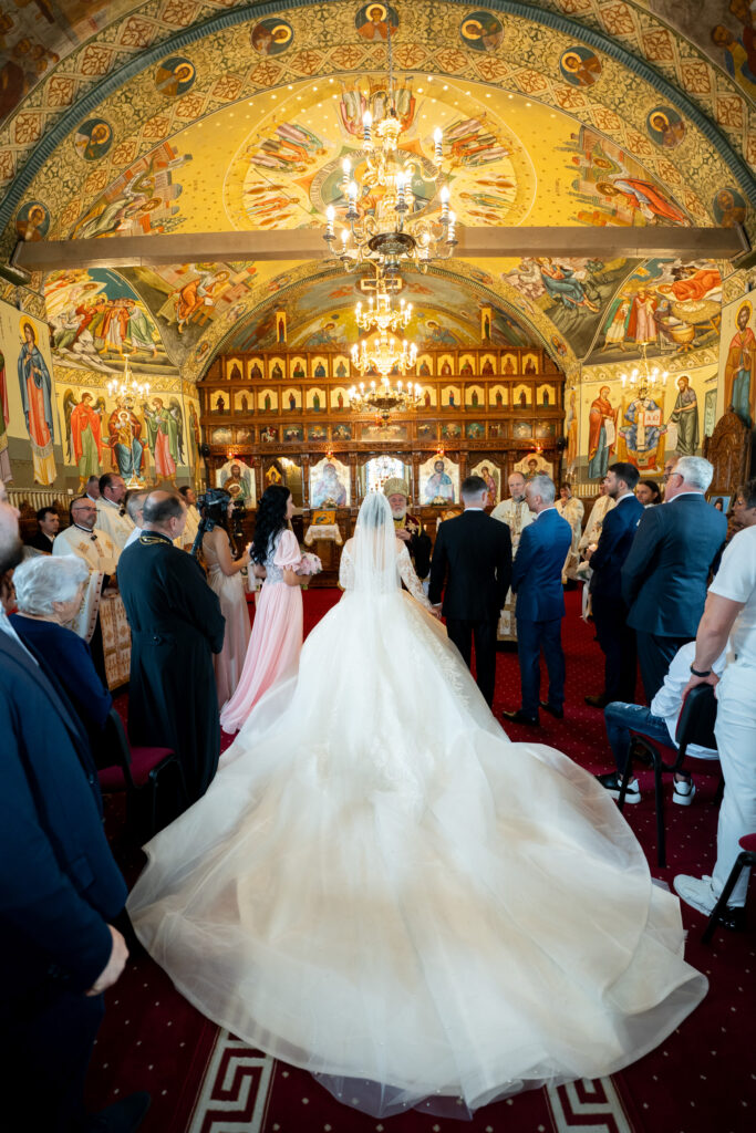 In Biserica de la Jijila cu mireasa si Lucian Crestez