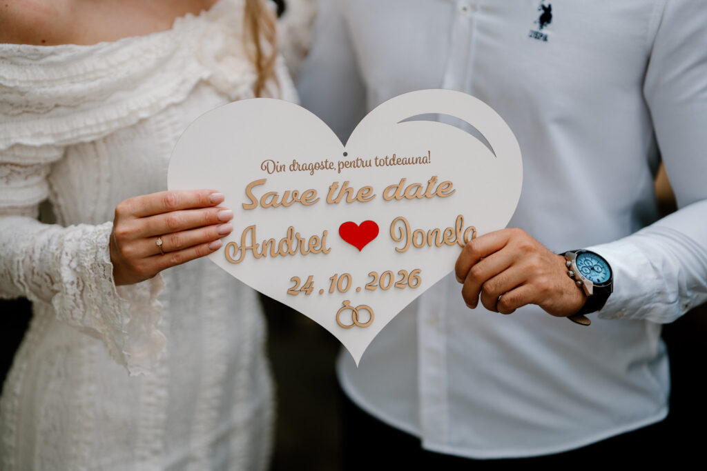 Save the date cu mirii si informatiile