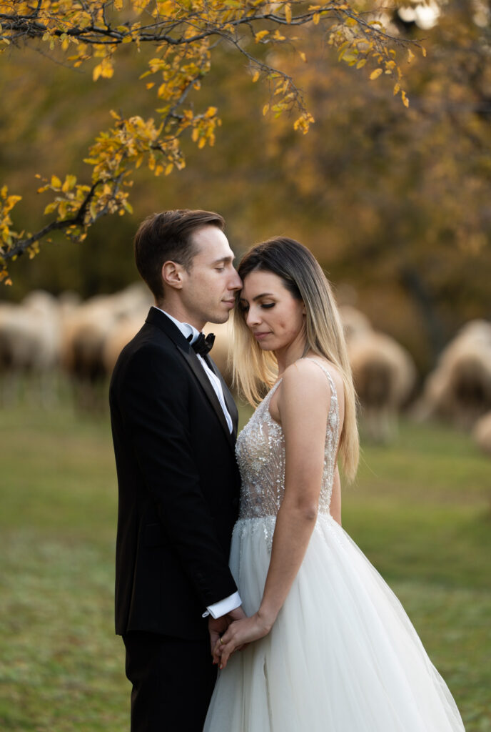 Trash the dress cu mireasa si mirele in Pietrele mariei